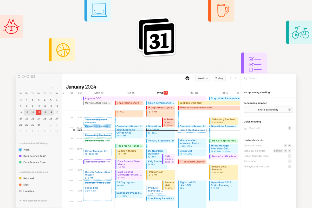 Descubra Como a Integração Perfeita do Notion Calendar Pode Transformar a Dinâmica das Suas Reuniões, Mantendo Tudo em Ordem e Eficientemente Organizado!