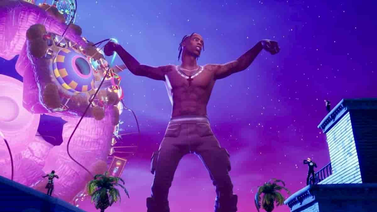 Jogo Fortnite e Rapper Travis Scott fazem história na internet