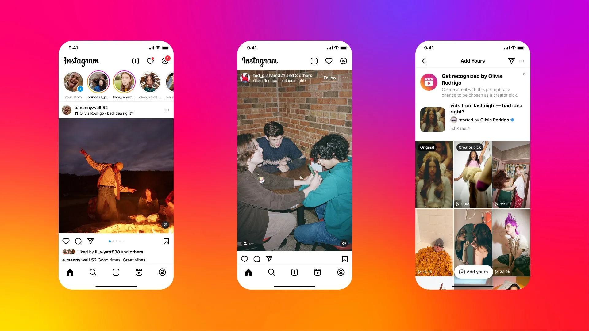Instagram permite música em carrosséis, Collabs e figurinha “Sua vez” no feed