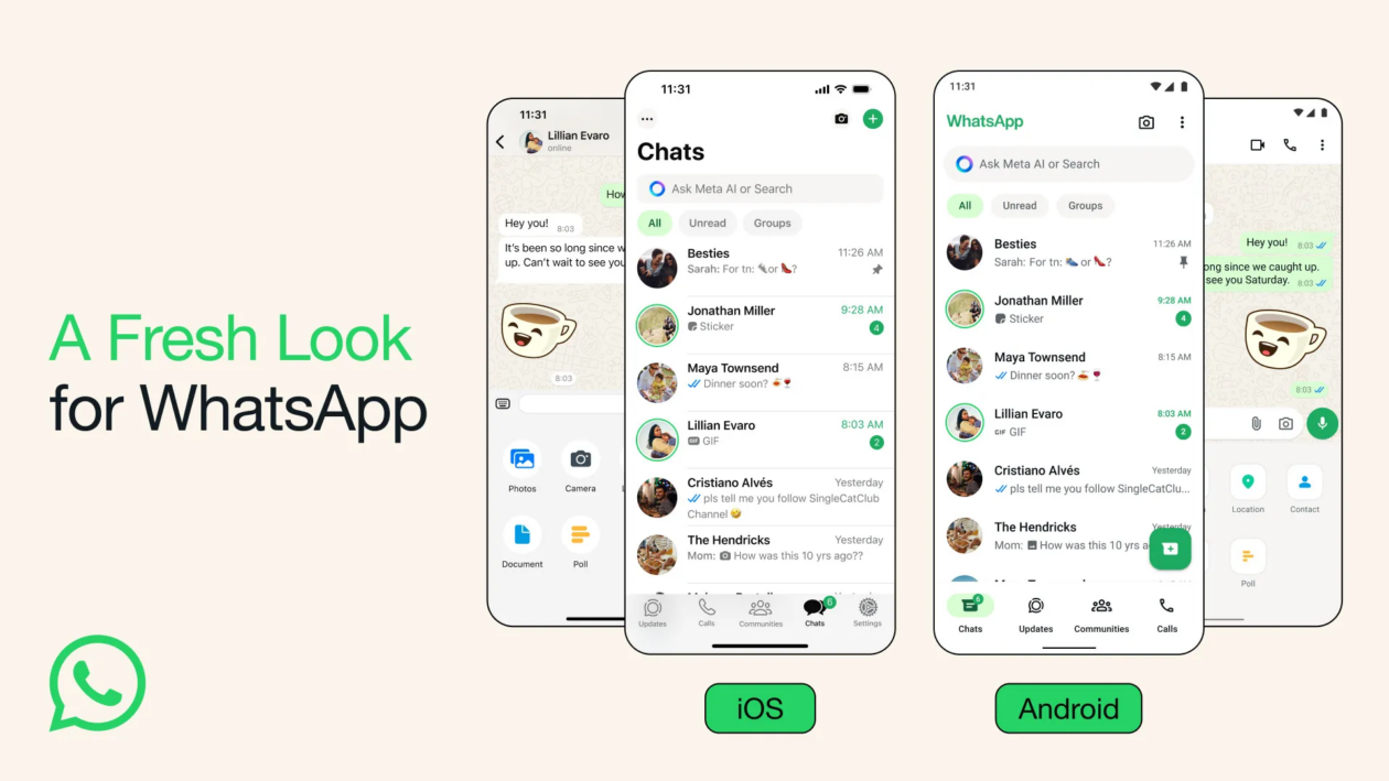 WhatsApp: Novo design e aprimoramentos no modo escuro