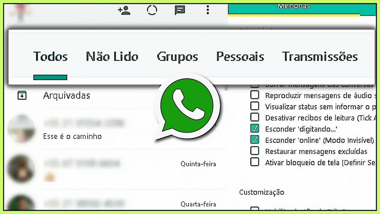 O recurso cria etiquetas para classificar os tipos de conversa.