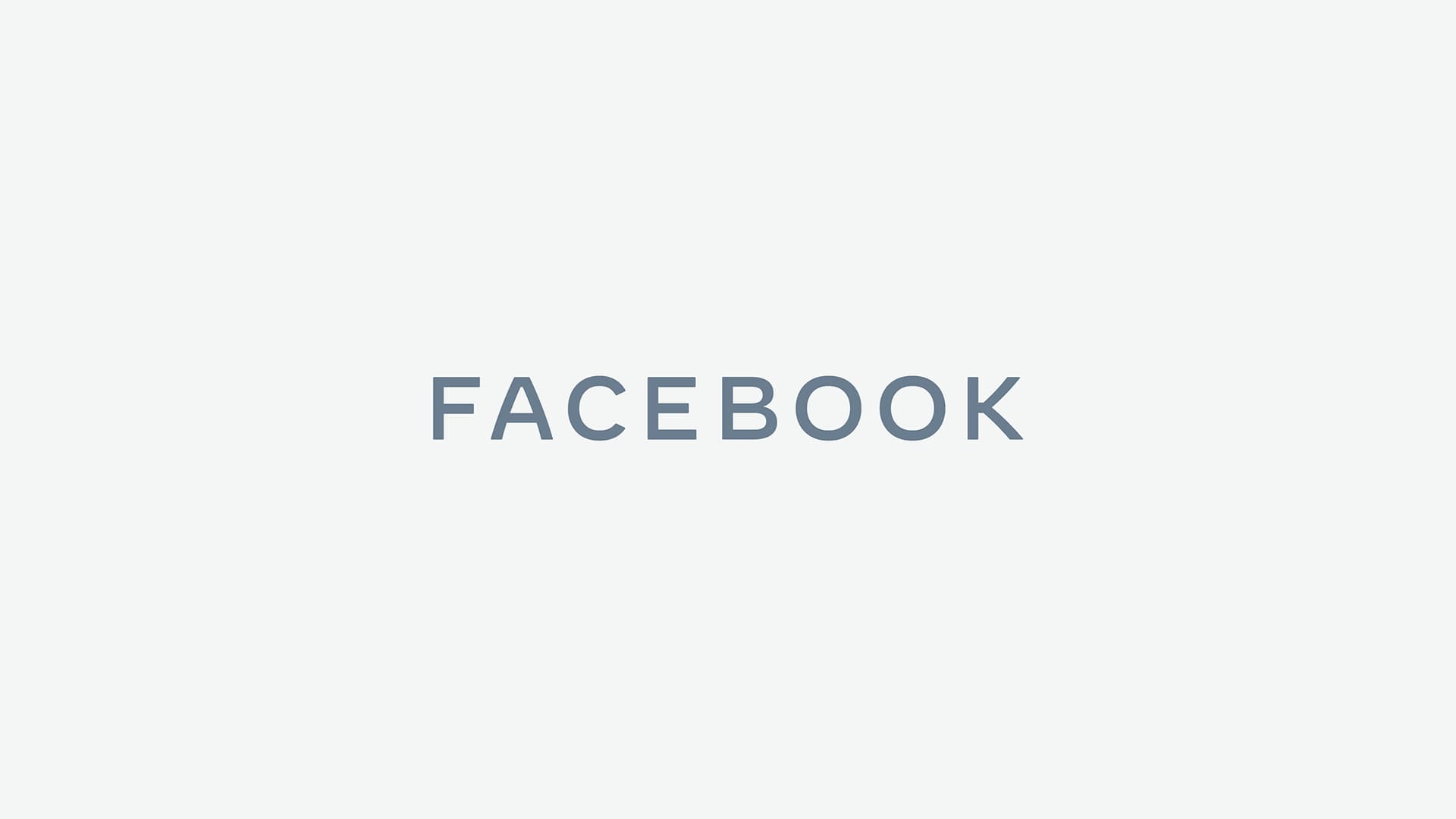 Novo logotipo do Facebook